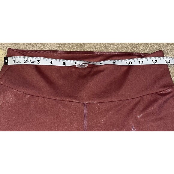 GRRRL Leggings (Small/Medium) (4-6) Metallic Purple/Pink Iridescent Print Gym - Picture 3 of 8